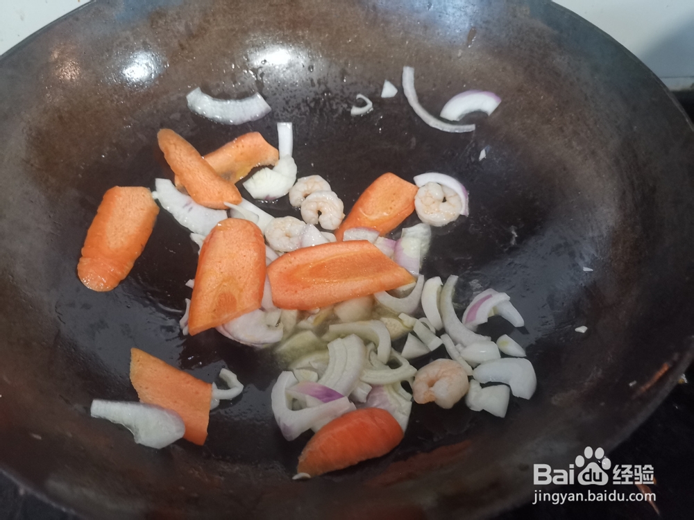 虾仁香菇炒菜薹