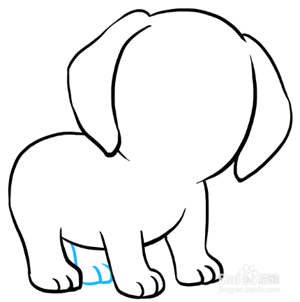 怎么画中华田园犬
