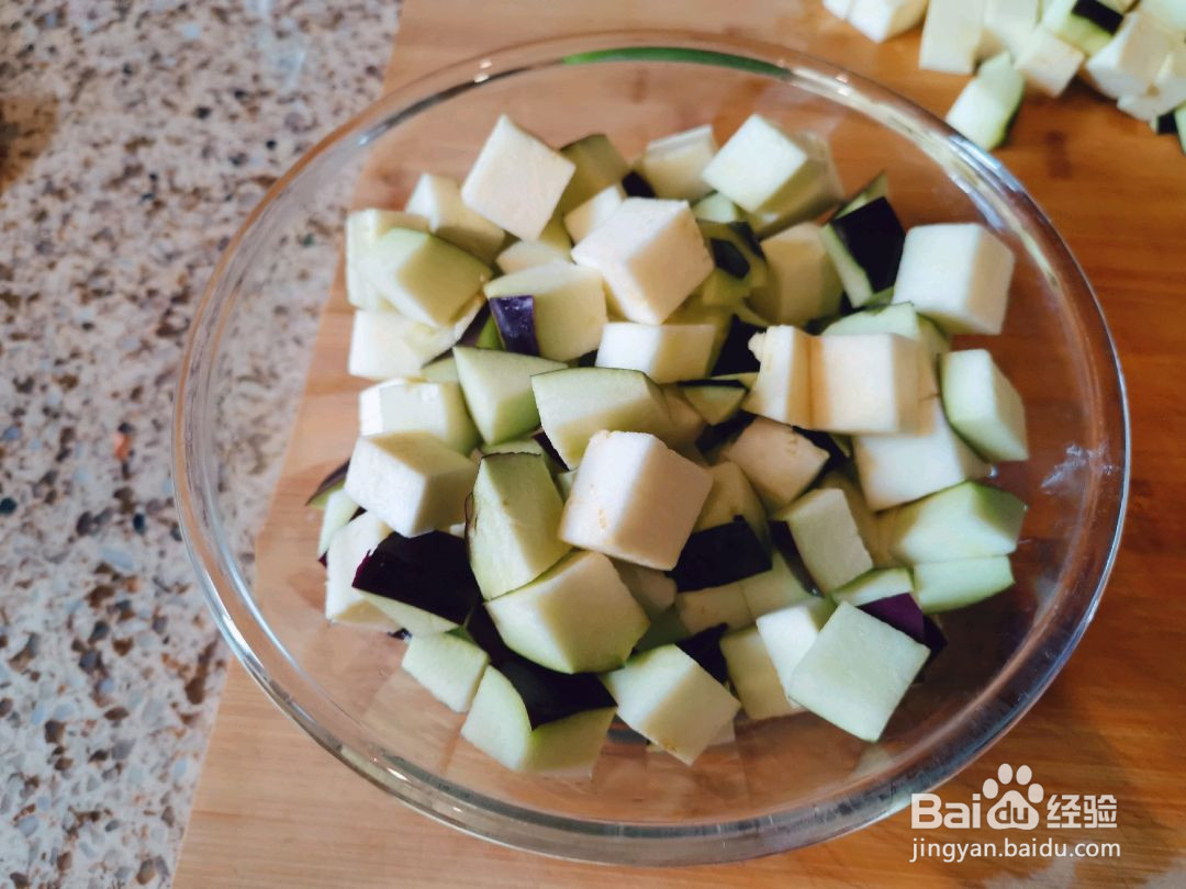 茄丁儿面的做法