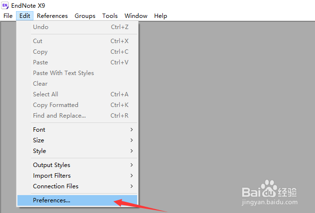 EndNote怎么关闭以粗体显示未读引用