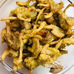 下酒菜椒盐蘑菇