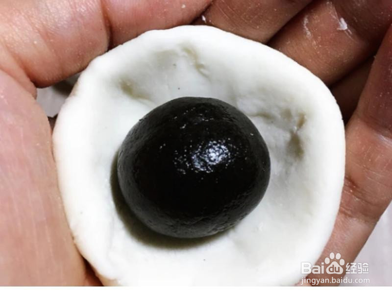 芝麻花生馅汤圆的做法