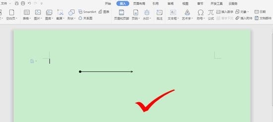 WPS文字如何自定义设置直线的起始与终止点