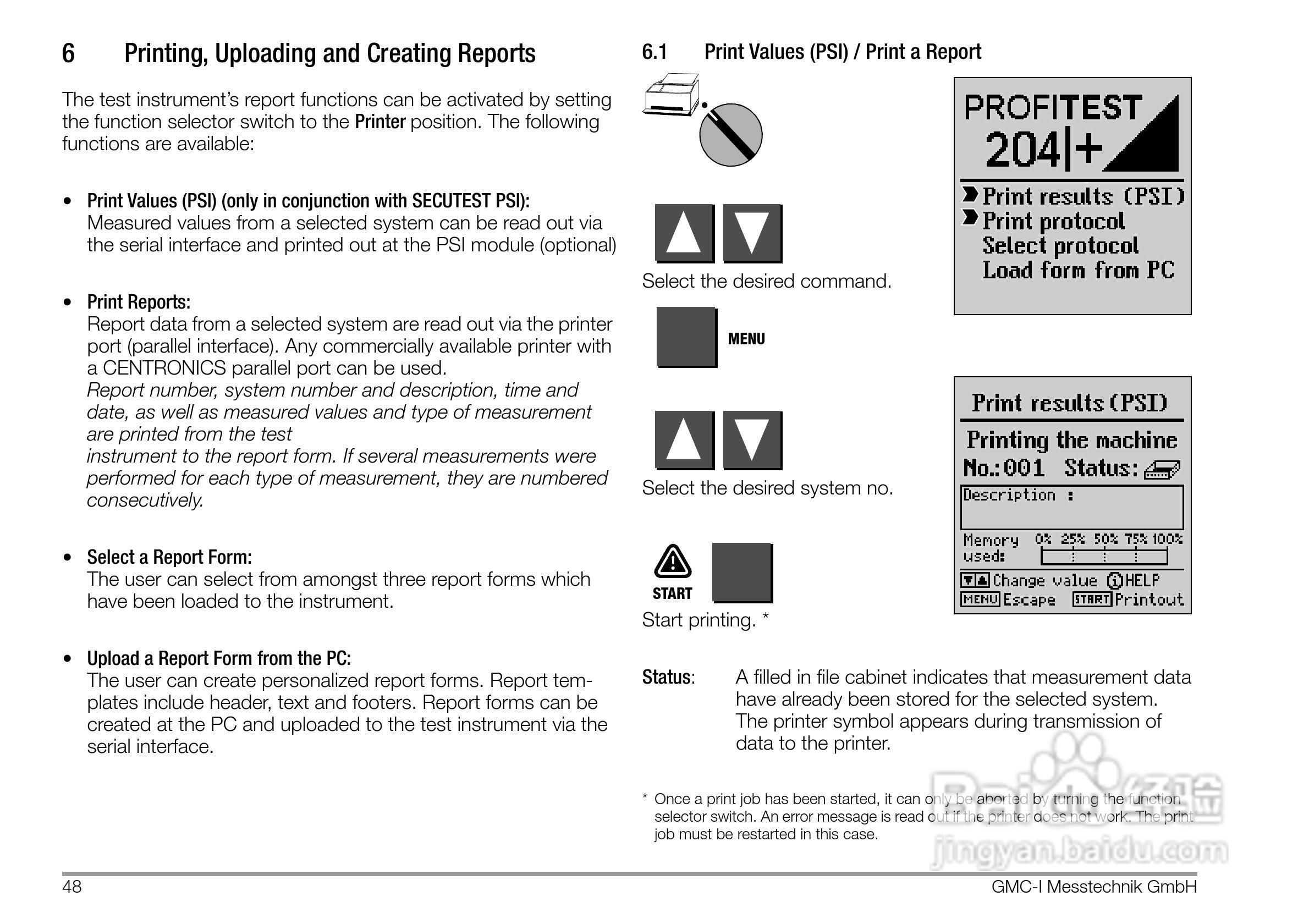 PROFITEST 204安规测试仪使用说明书:[5]
