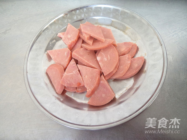 火腿炒莴笋的做法