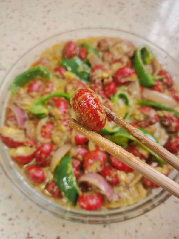 蒜蓉咖喱小龙虾