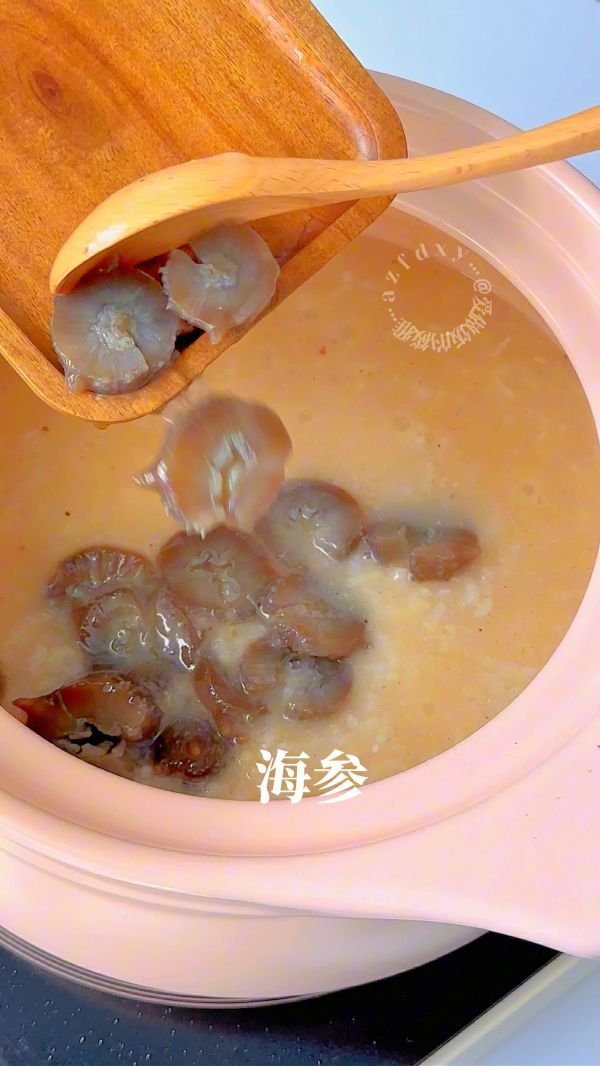 营养早餐虾仁海参粥