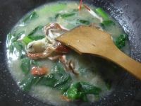 好吃的天菜芯螃蟹羹