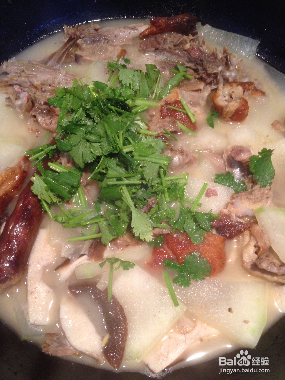 怎么做香浓鸭架冬瓜汤?