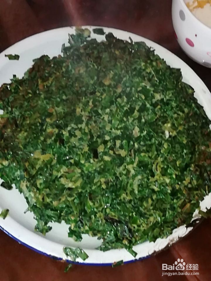 韭菜炒鸡蛋的具体做法