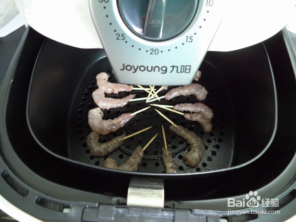 串烤红酒鲜虾怎么做