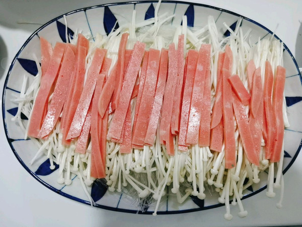蒜蓉粉丝蒸金针菇