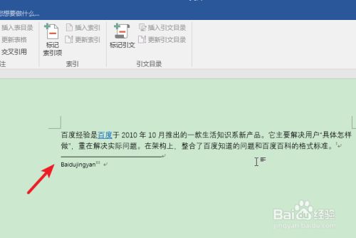 Word10删除引用参考文献留下的横线 百度经验