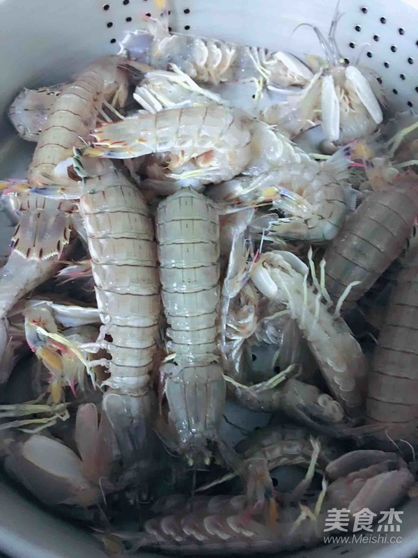 清蒸虾爬子的做法
