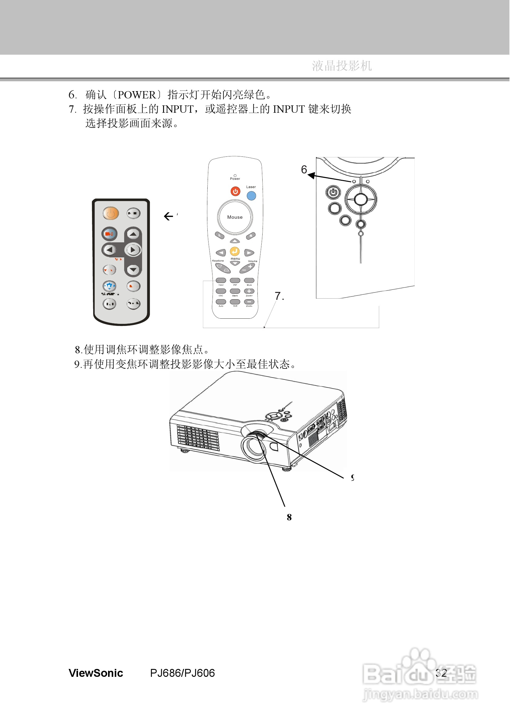 优派PJ686投影机使用说明书:[4]