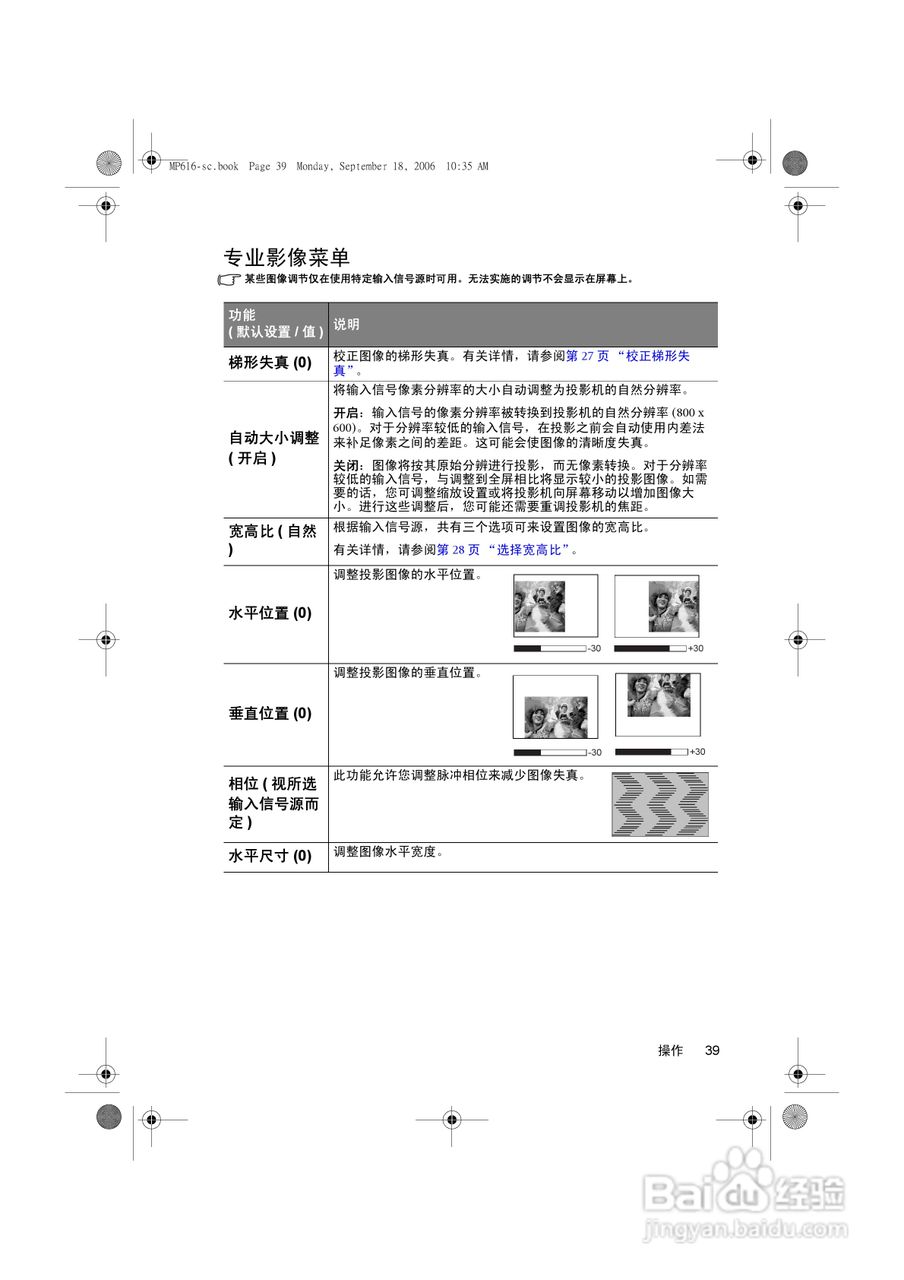 明基MP611c投影仪使用说明书:[5]