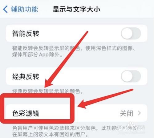 如何打开iphone色彩滤镜 百度经验