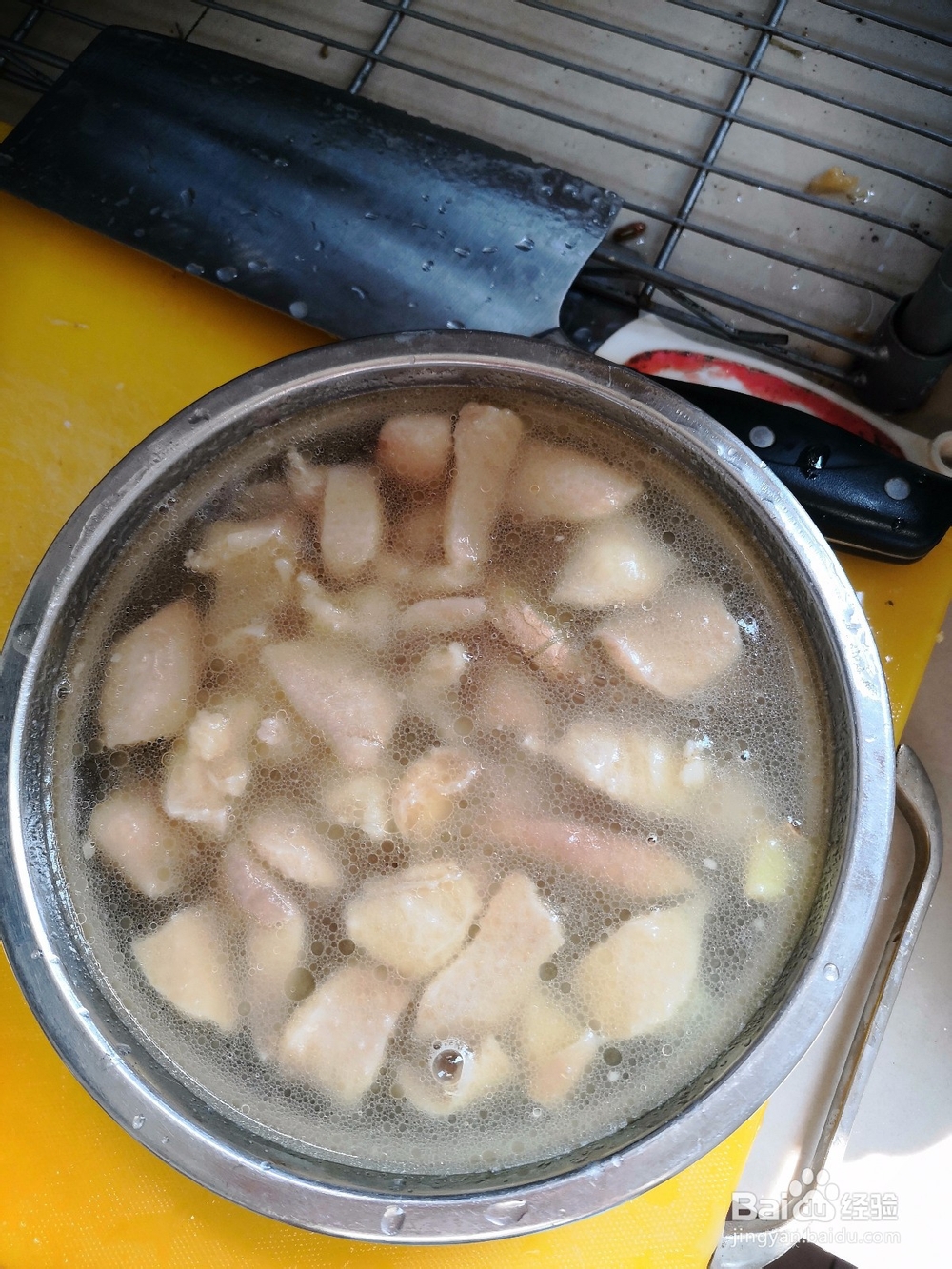 如何做炒鸡皮
