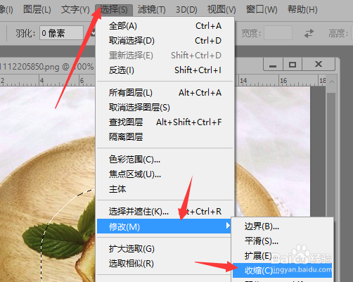 Photoshop CC创建选区后如何扩大和收缩选区