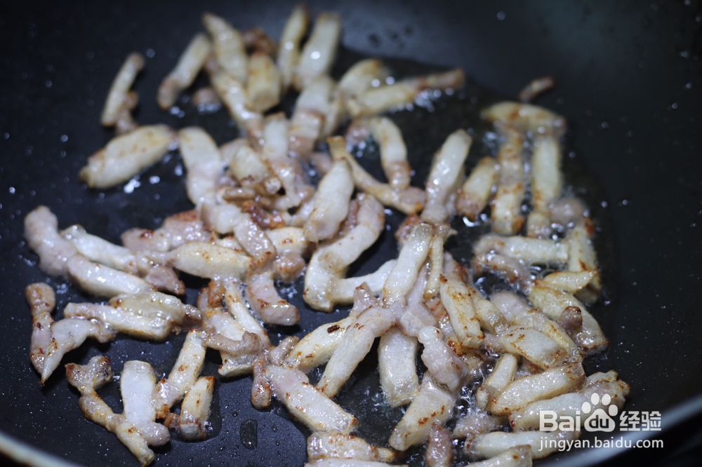 香浓的颜值内涵蒜苔炒肉