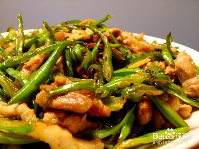 河南特色-四季豆炒肉