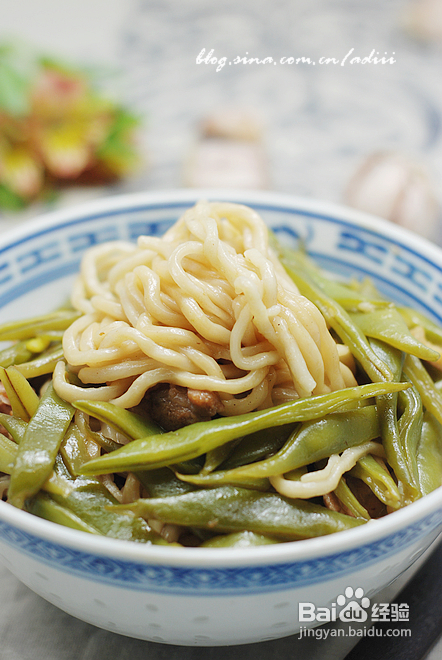 【豆角焖面】面条配菜一锅出,方便省时又好吃