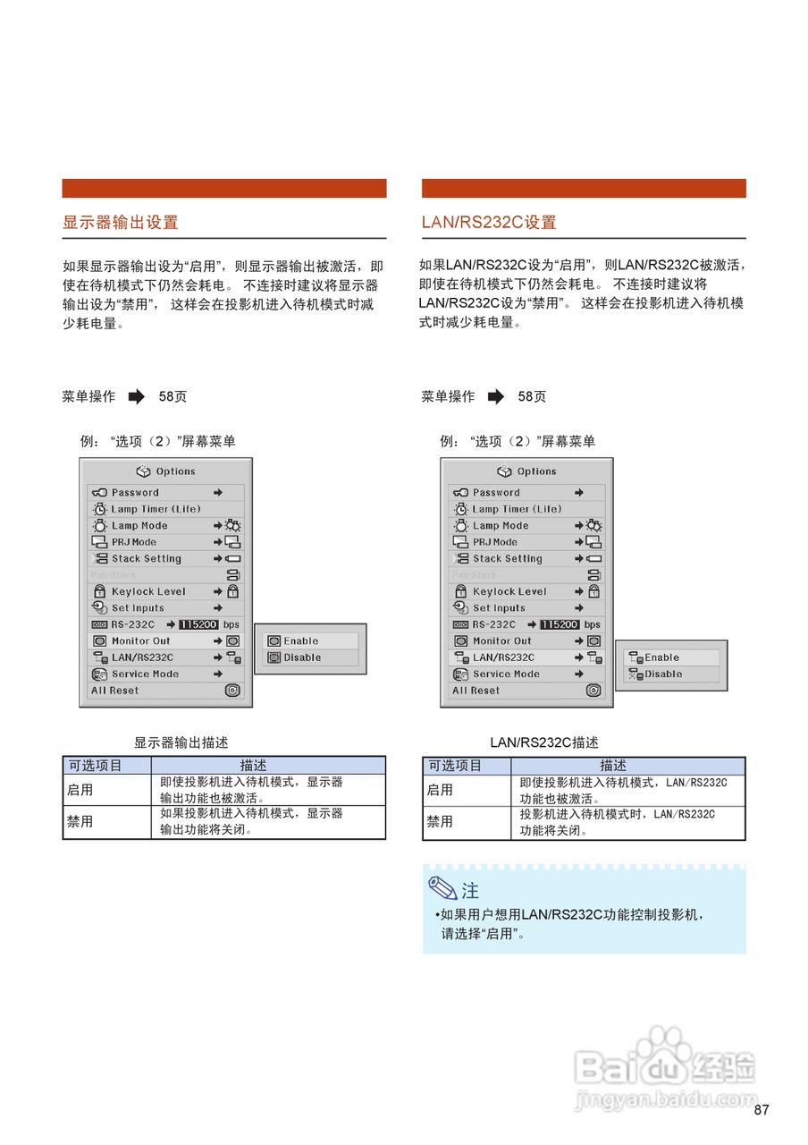 EIKI爱其 EIP-4500投影机说明书:[10]