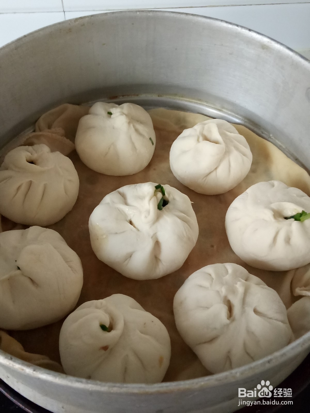 韭菜鸡蛋虾皮包