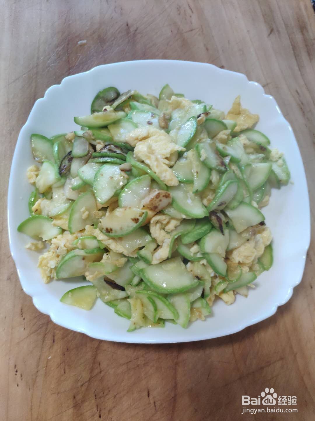 家常快手菜西胡芦炒鸡蛋