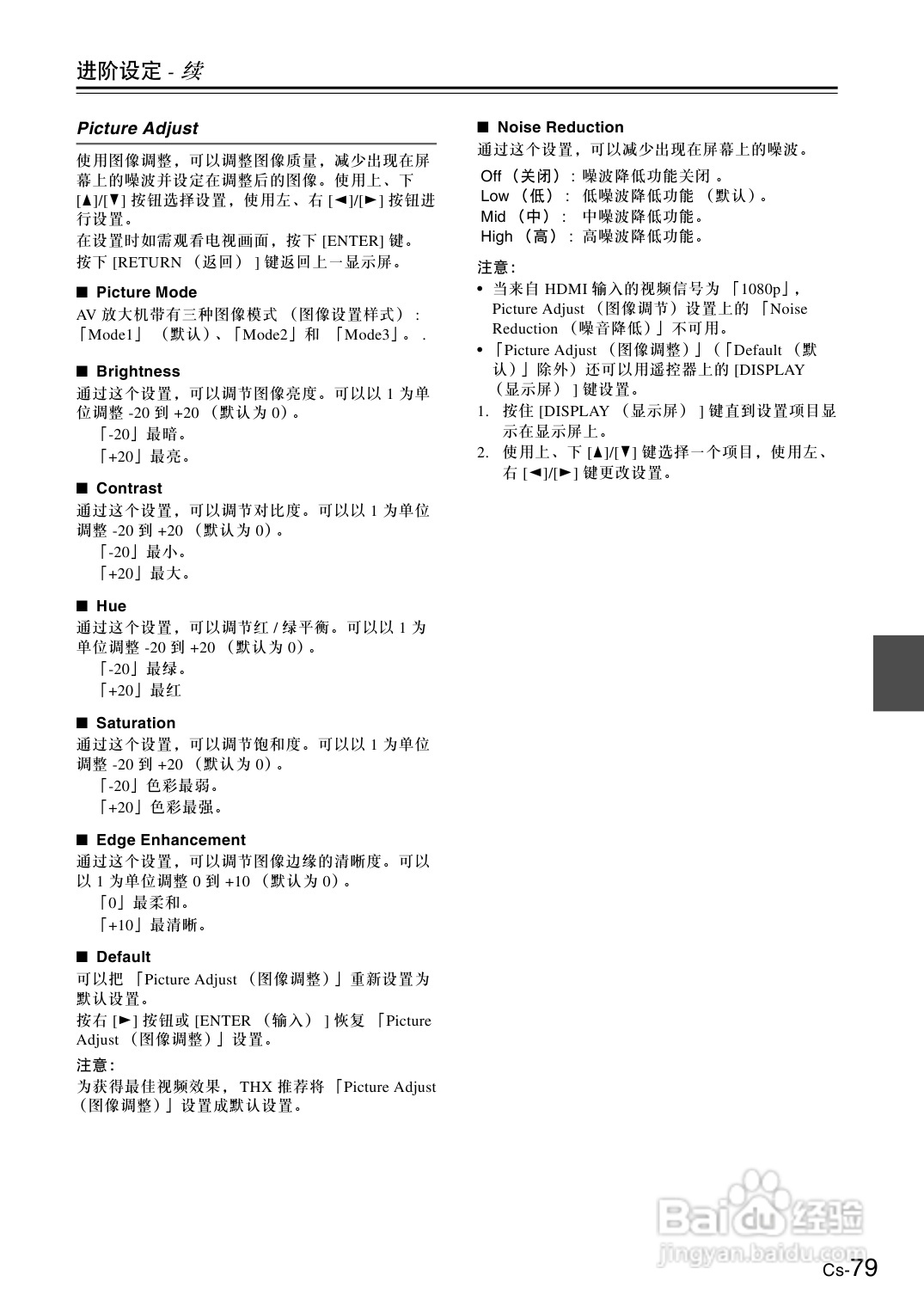 安桥AV放大机TX-SA706型使用说明书:[4]