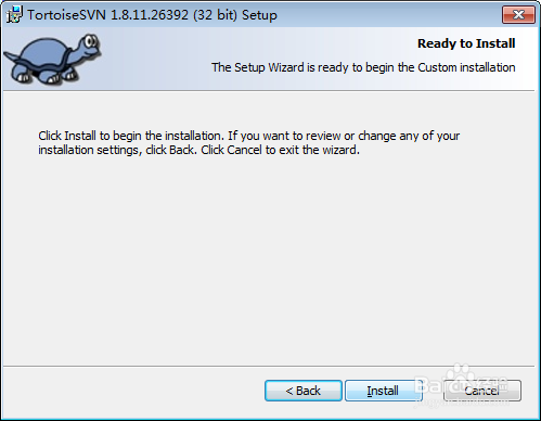 图解如何安装TortoiseSVN（小乌龟）