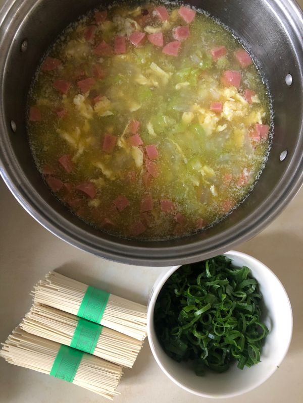 健康美味鸡蛋面