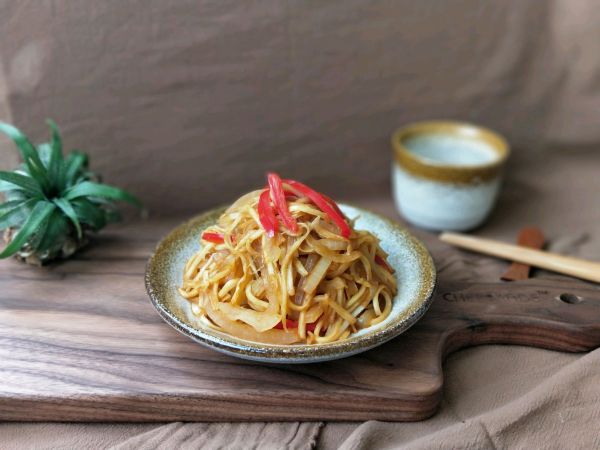 沙茶酱香炒三丝