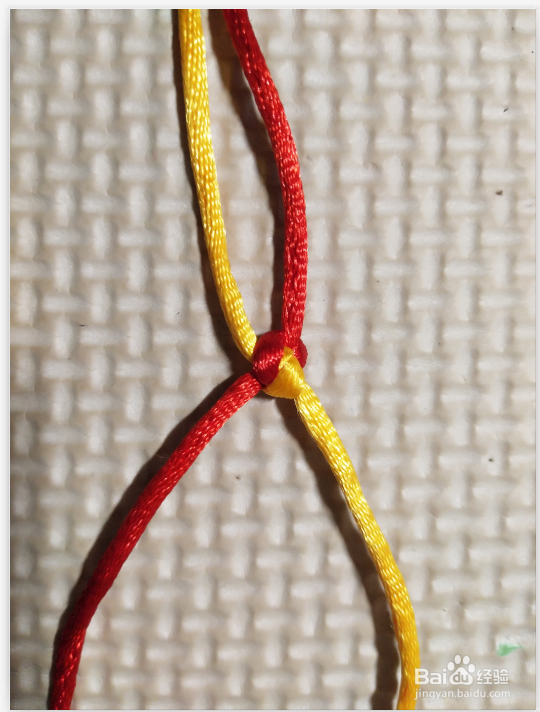 中国结基础入门——竖向双联结