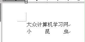 如何让Word中大量文字与少量文字的宽度保持一致