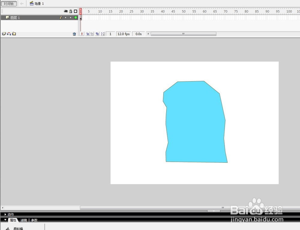 flash如何绘制冰封的效果