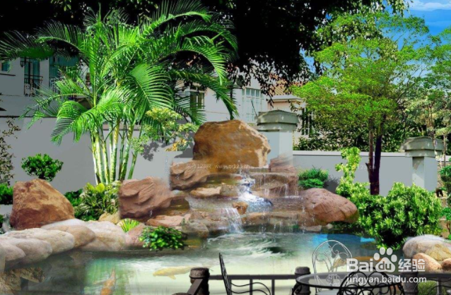 自己做假山流水喷泉方法？