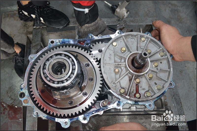 吉利汽车4AT变速箱维修拆解,完全可以维修解决