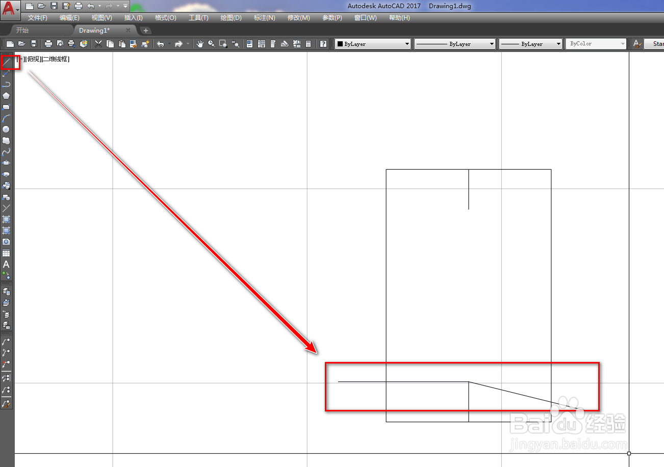 使用CAD绘制智能卡锁图形符号