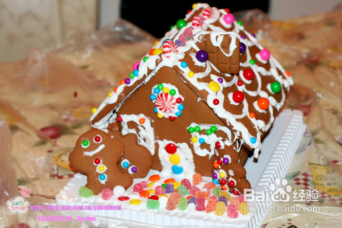 亲子动手做漂亮的糖糖姜饼屋(组图)