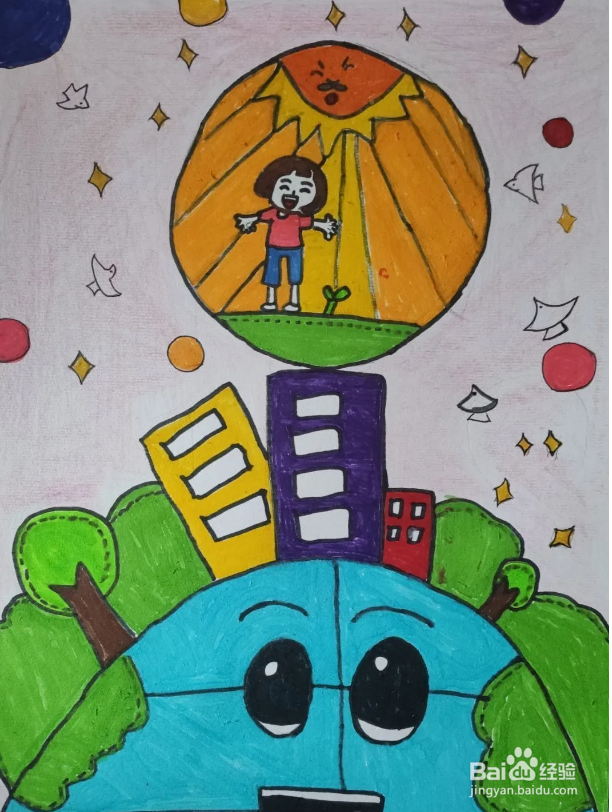 科幻画手抄报简单好看