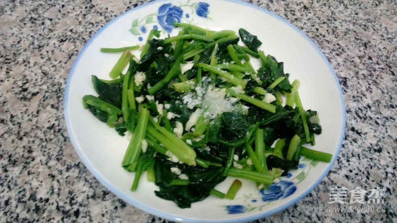 陈醋菠菜花生米