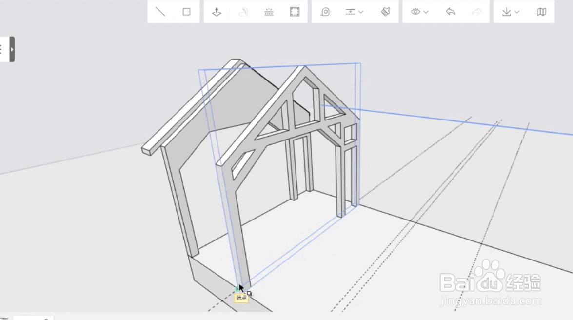 酷家乐廊桥截面怎样绘制
