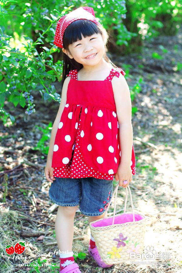 温哥华蓝莓园里的小清新