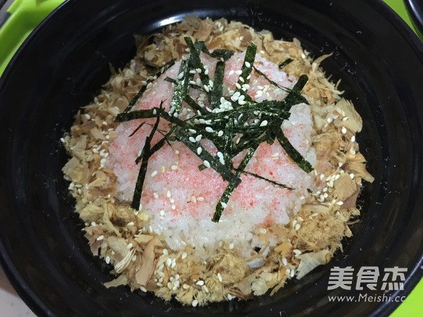 烟熏三文鱼茶泡饭