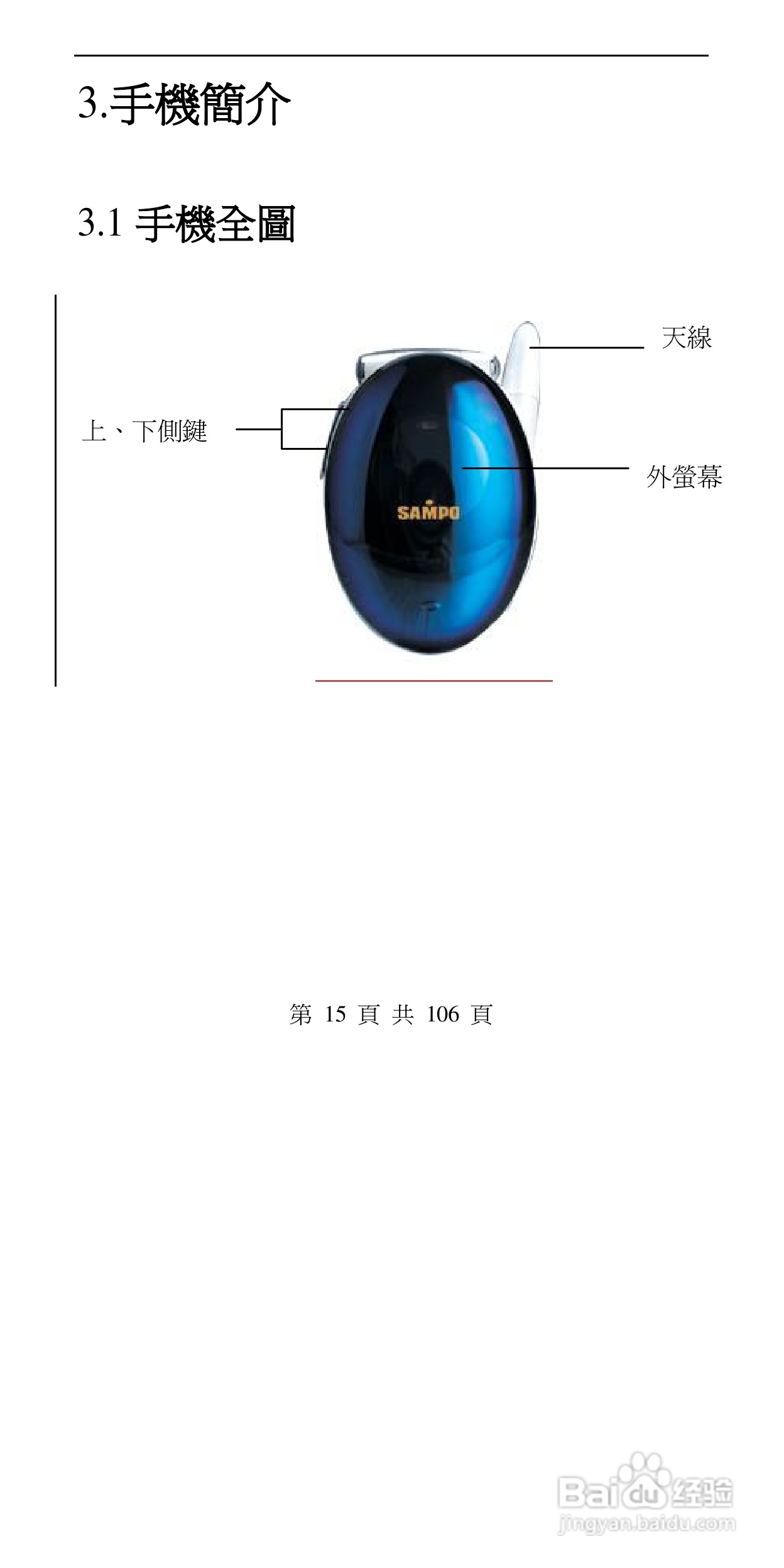 声宝GK-302型手机说明书:[2]