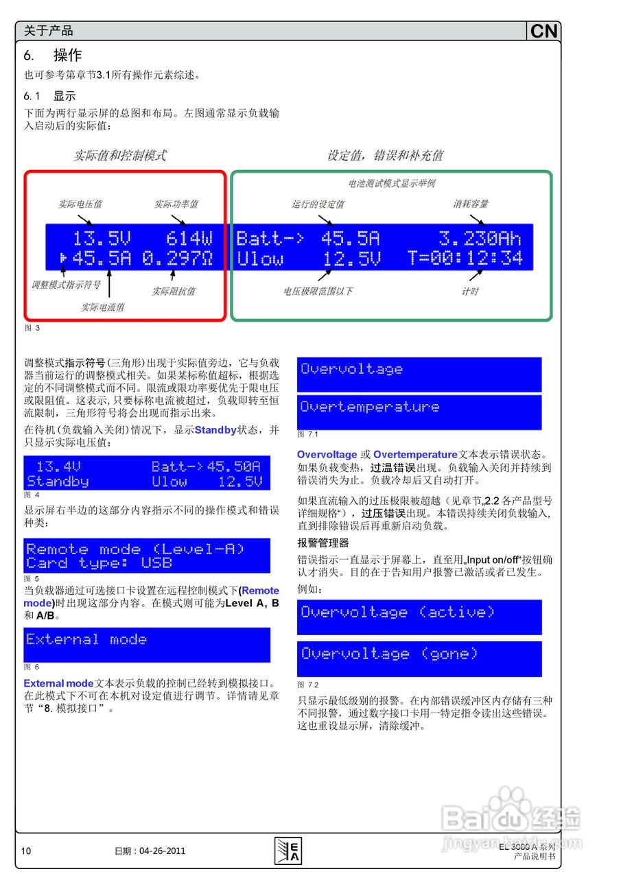 电子负载系列产品EL3000A操作说明书:[1]