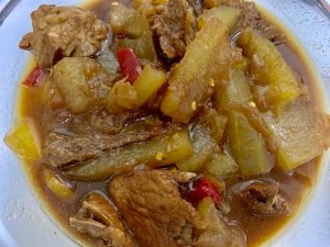 食补养生冬瓜烧排骨的做法