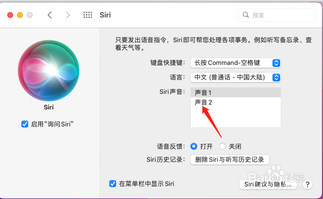 MacBook Pro怎么改变Siri声音?