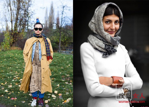 几招围巾妙搭穿出冬季好形象